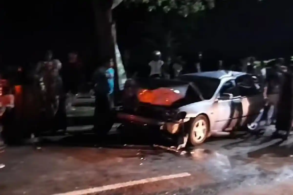 Kecelakaan Beruntun di Penujak Lombok Tengah Libatkan 3 Mobil, Tak ada Korban Jiwa