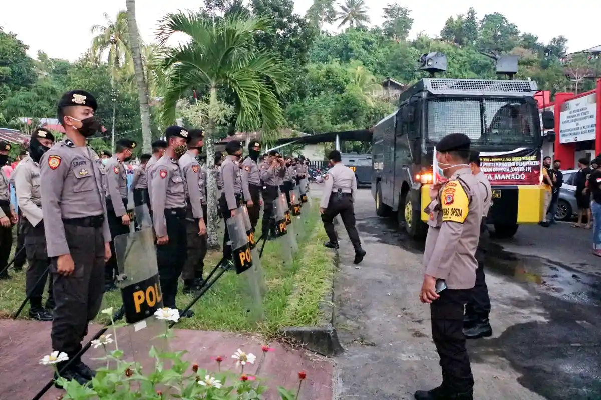 Kabid Humas Polda Sulut: Aparat Gabungan Berhasil Redam Kerusuhan di Lapas Kelas II A Manado