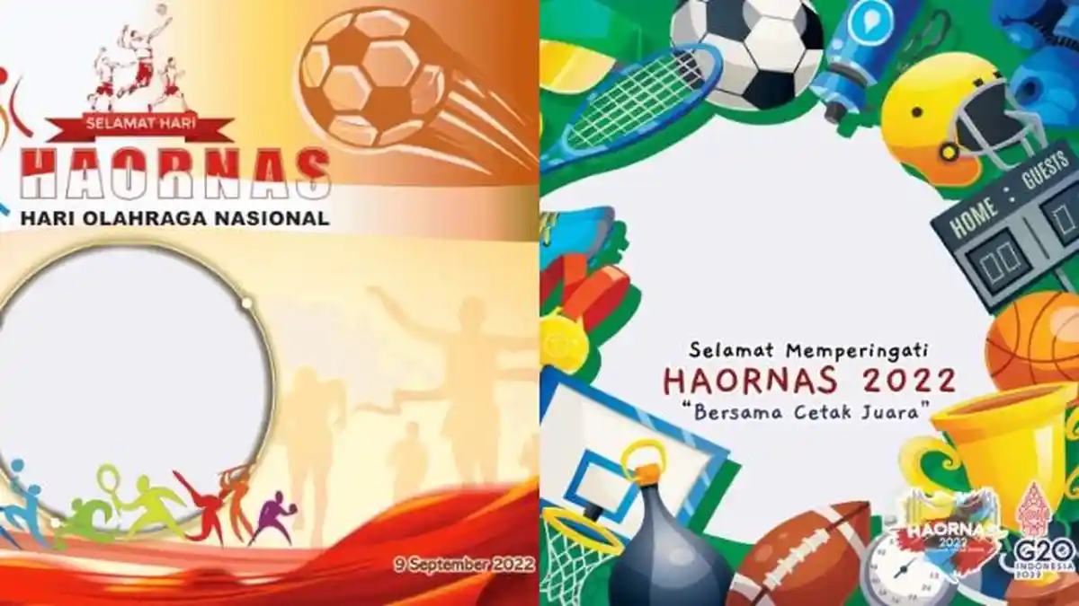 Kumpulan Link Twibbon Hari Olahraga Nasional 2022 yang Diperingati Setiap 9 September