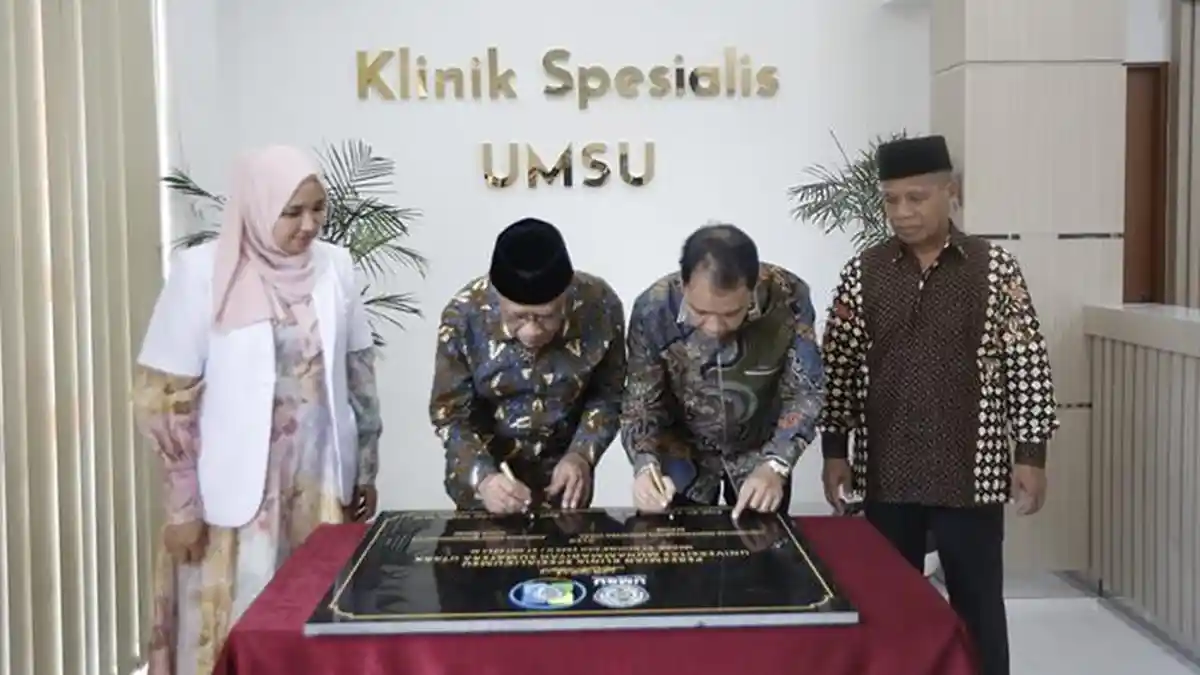 Ketum PP Muhammadiyah Resmikan Klinik Spesialis FK UMSU