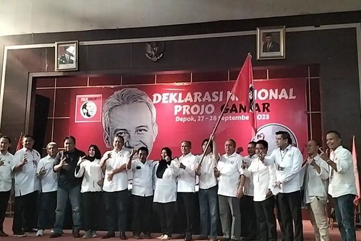 Projo Deklarasikan Dukungan untuk Ganjar Pranowo di Depok, Klaim Punya Massa Jutaan Orang