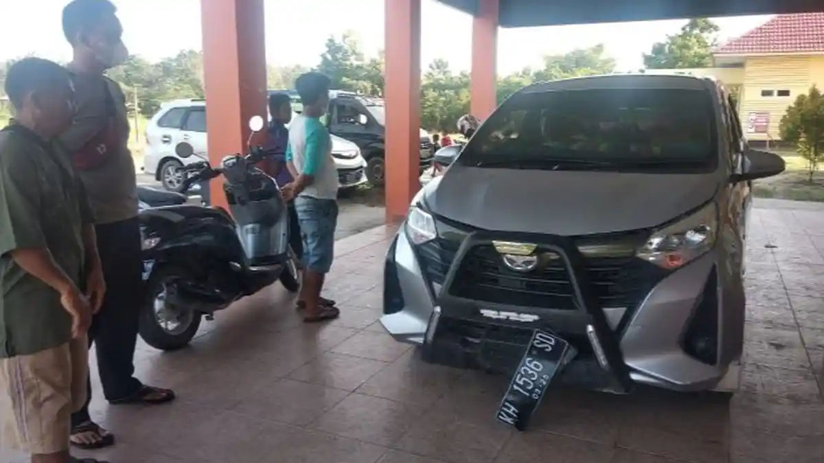 Kecelakaan Lalulintas Jalur Samuda-Ujung Pandaran Kotim, Pemotor Dihantam Mobil Hindari Jalan Rusak