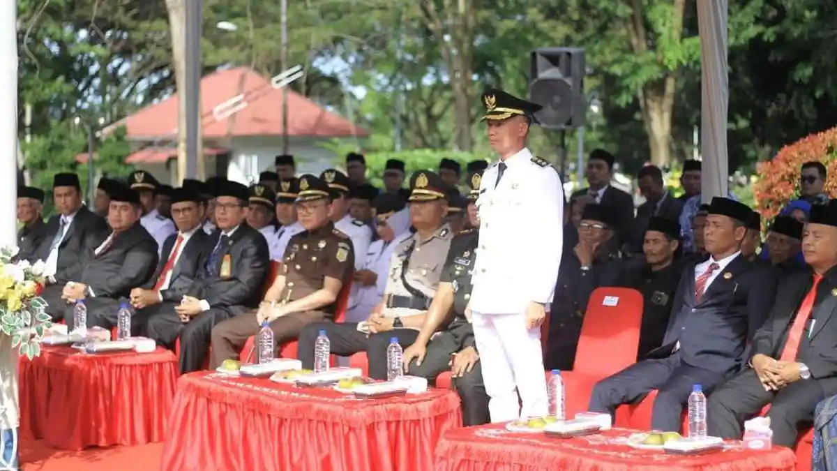 Wabup Abdya Jadi Inspektur Apel Hari Otda, Ini 8 Hal Strategis Prioritas Pemerintah Pusat dan Daerah