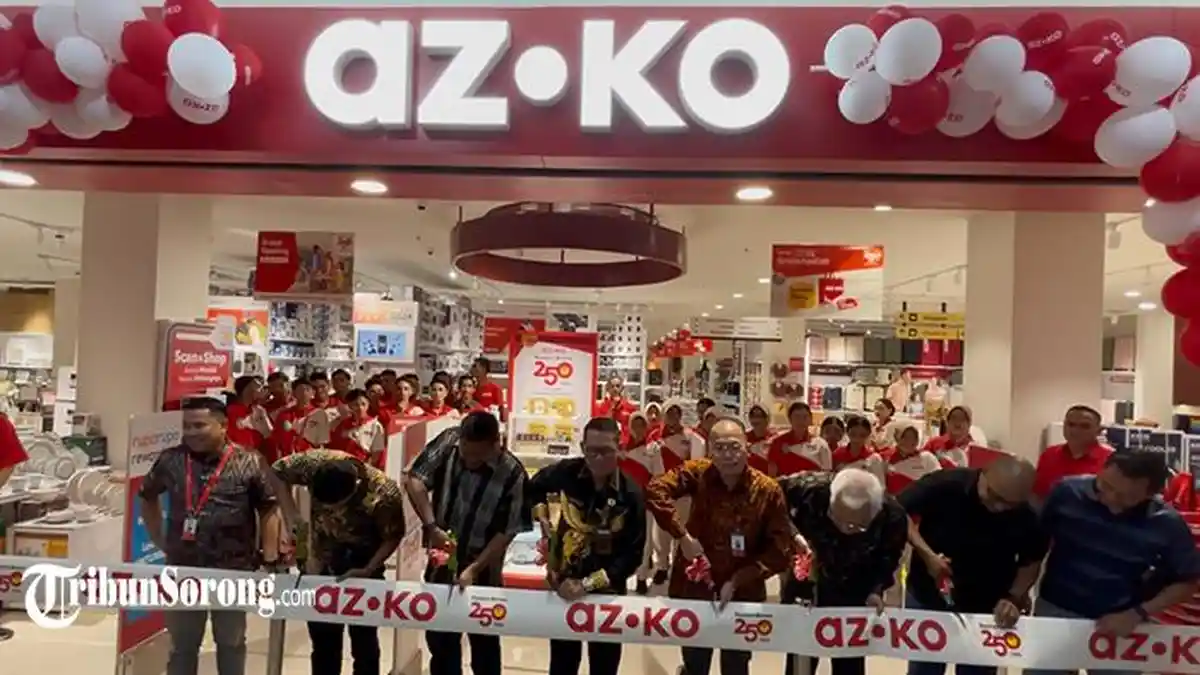 AZKO Resmikan Toko ke-250 di Kota Sorong, Tonggak Ekspansi Nasional ...