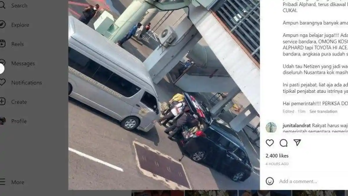 Sri Mulyani Jadi Sorotan Lagi Dijemput Mobil Alphard Istimewa Masuk Apron Bandara Dikawal Bea Cukai