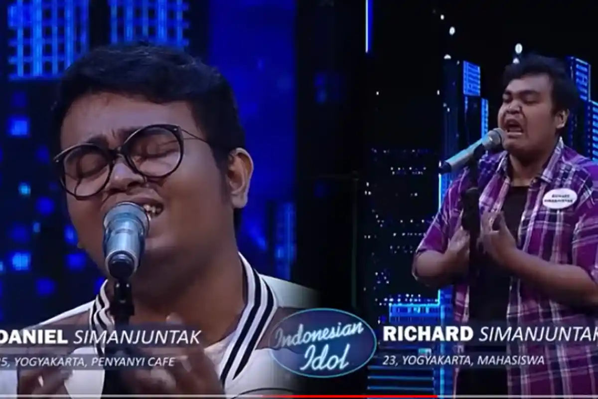 KISAH Dua Kakak Adik Richard & Daniel Simanjuntak Berhasil Lolos ke Babak Top 23 Indonesian Idol