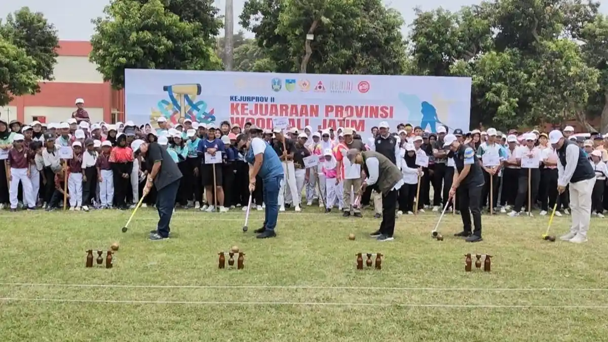 Diikuti 21 Kontingen dan Ratusan Atlet, Kejurprov Woodball Jatim 2026 Digelar di Kabupaten Kediri
