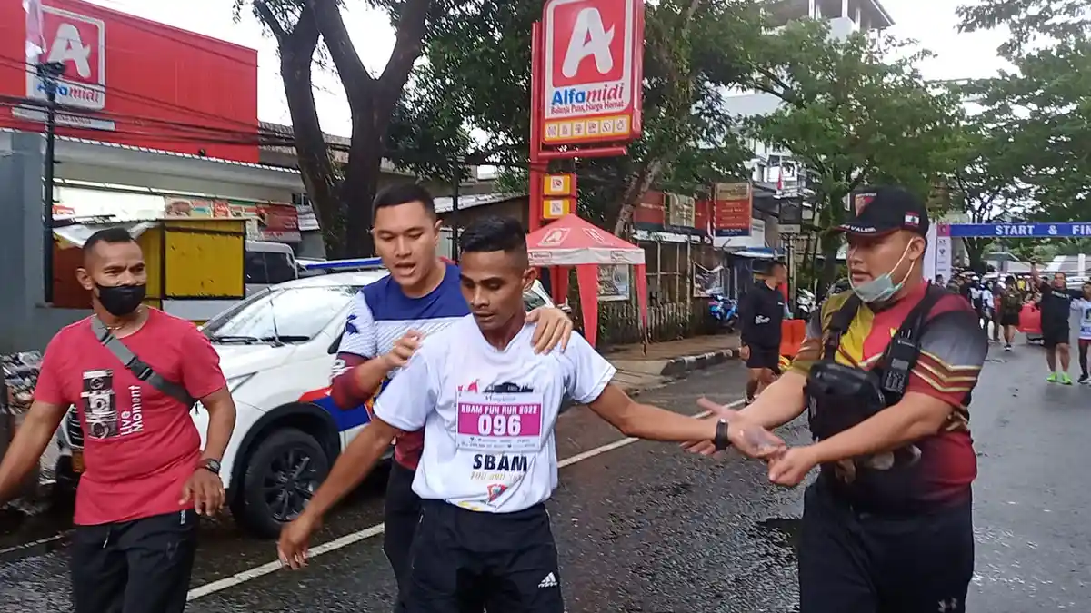 Arlen Sidiki Juarai SBAM FUN RUN 2022 yang Menempuh Jarak 5 Km