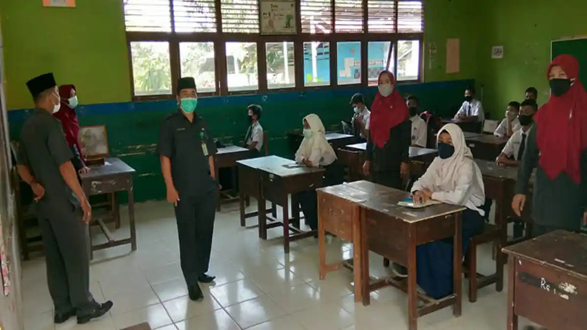 Kemenag Mempawah Tinjau Pembelajaran Tatap Muka RA dan Madrasah