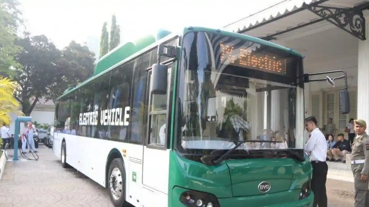 Asyik, Bus Listrik TransJakarta Beroperasi Seminggu di Kawasan Ancol Selama Lebaran