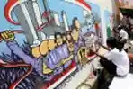 Mural Politik Kampanyekan Pemilu 2019