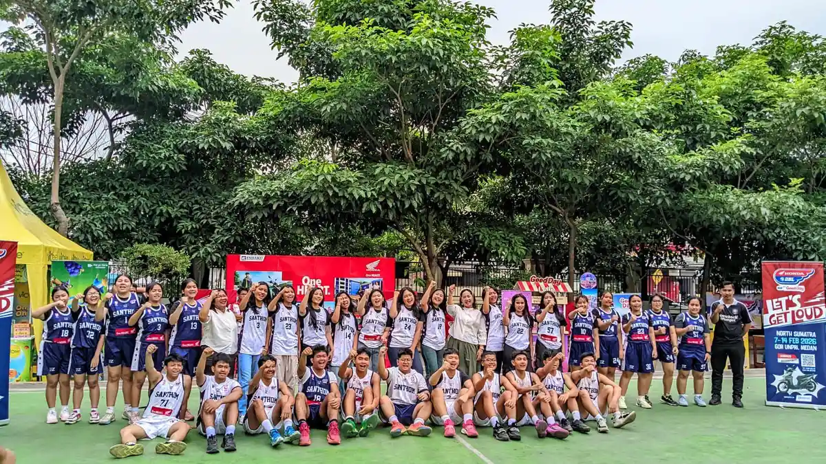 Pecah, Roadshow Perdana Honda DBL 2026 Sambangi SMA Santo Thomas 1 Medan