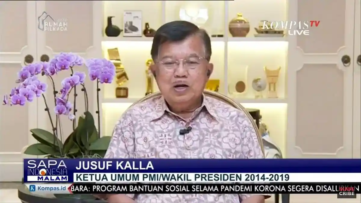 Jusuf Kalla Tanggapi Kondisi Indonesia di Tengah Corona: Prosedur Penting, Tapi Waktu Lebih Penting