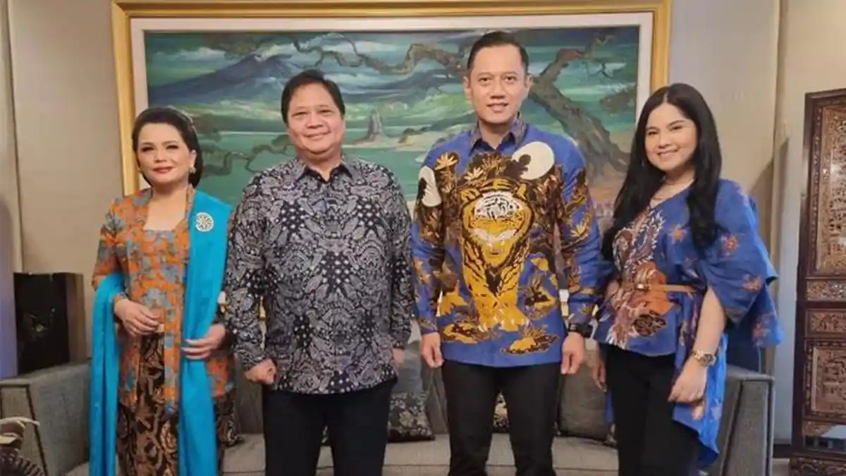AHY Temui Airlangga, Beri Dukungan Kerja Menko Perekonomian
