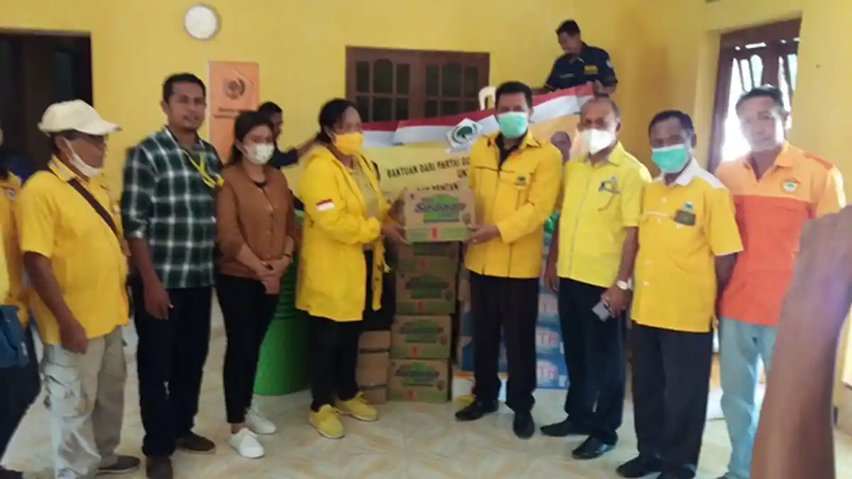 Golkar NTT dan Belu Salurkan Bantuan Bagi Korban Bencana Malaka, Simak Infonya