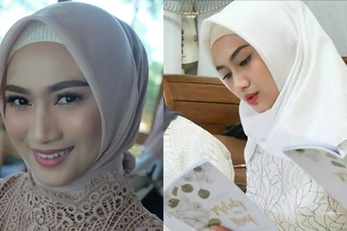 Gelar Pengajian Jelang Pernikahan, Melody JKT48 Terlihat Cantik dengan Balutan Busana Serba Putih