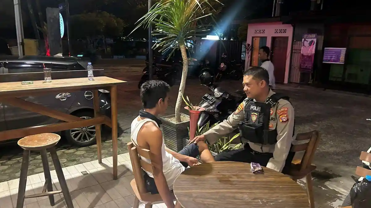Ancam Pengunjung Kafe di Jalan G Obos, Seorang Pria Diamankan Satuan Samapta Polresta Palangkaraya