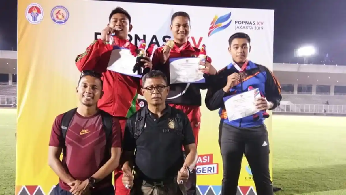 Hari Pertama Popnas, Atletik Riau Sementara Raih Satu Perak, Satu Perunggu