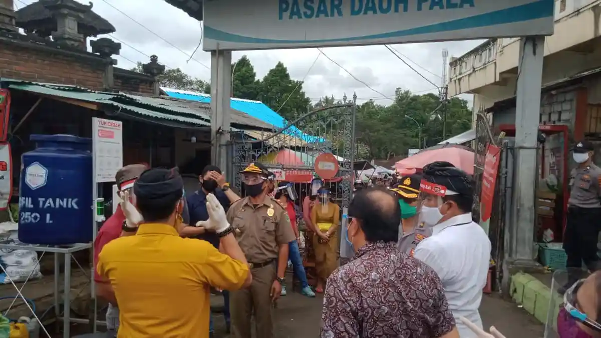 Jam Operasional Tak Berubah, Begini Kesiapan Pasar di Tabanan Sambut New Normal
