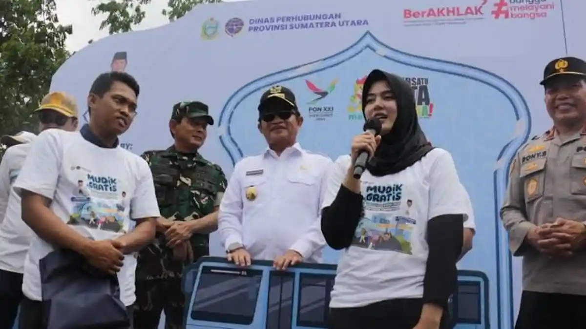 Bus Pemudik Sudah Sampai Tujuan, Kadishub Sebut Mudik Gratis Pemprov Sumut Berjalan Lancar