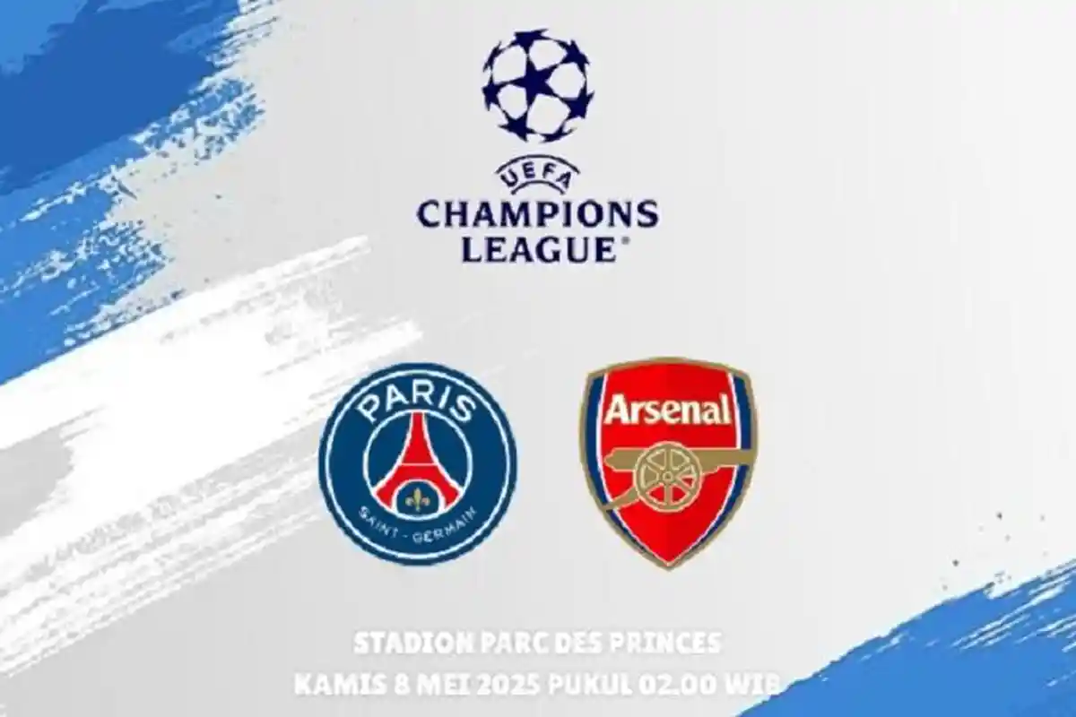 UPDATE Skor Laga Leg 2 Liga Champions PSG vs Arsenal Tayang Pukul 02.00 WIB Siaran Langsung SCTV