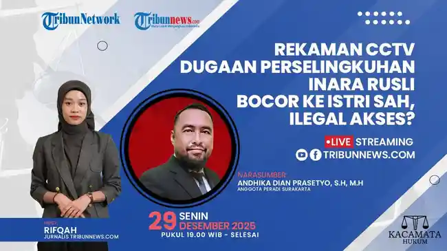 Talkshow Kacamata Hukum 29 Desember 2025: CCTV Dugaan Perselingkuhan Inara Rusli Bocor, Ilegal?