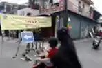 Pengerjaan Betonisasai Di Jalan H Muchtar Depan Pemakaman Kedaun