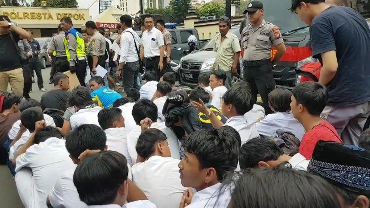 Total 649 Orang Diamankan Polisi dalam Unjuk Rasa Kemarin