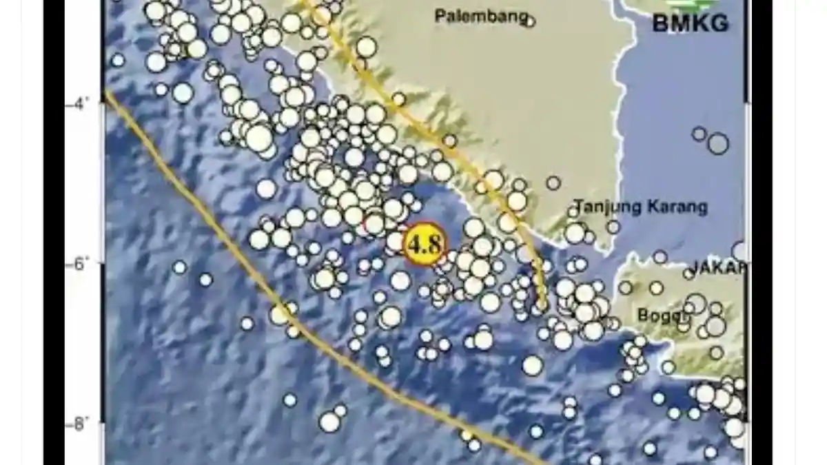 Gempa Bumi 2 Kali di Pesisir Barat Terjadi Malam Ini Senin 07 Agustus 2023, Info BMKG : Cek Lokasi