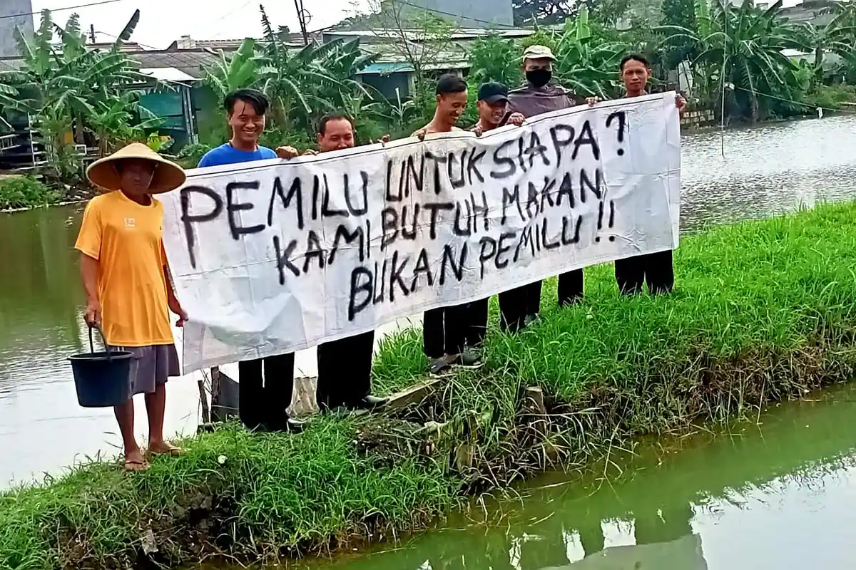 Ramai Isu Penundaan Pemilu, Petani Tambak Bandeng Sidoarjo : Kami Butuh Makan, Bukan Pemilu