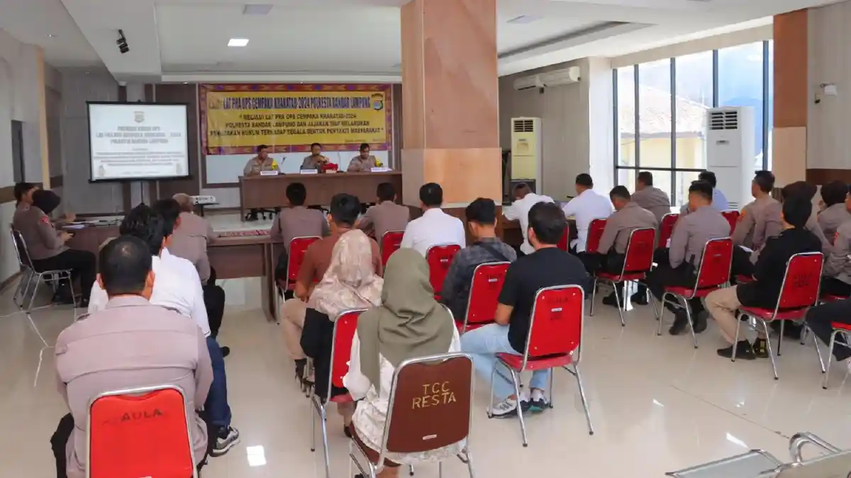 Polresta Bandar Lampung Polda Lampung Tekan Kejahatan Jalanan hingga Premanisme Lewat Ops Cempaka