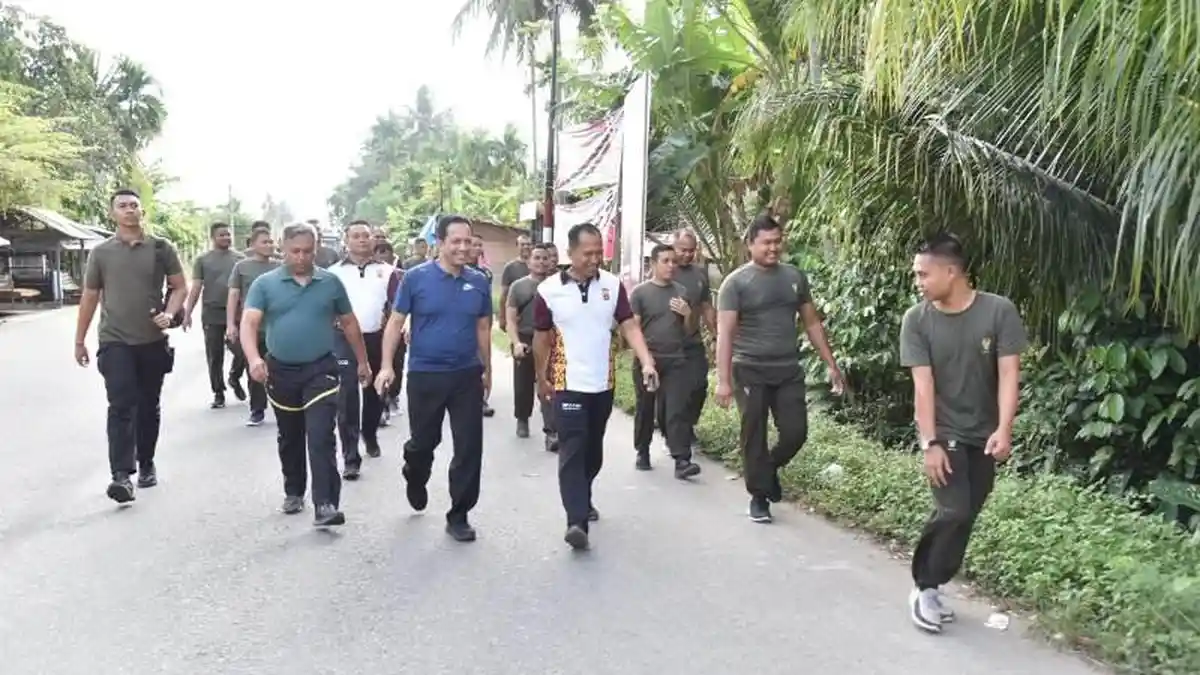 Perkuat Sinergitas, TNI/Polri dan Pemkab Bireuen Gelar Olahraga Bersama