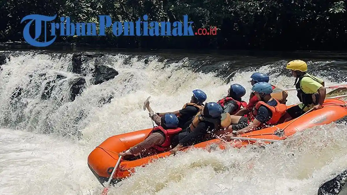 Wisata Riam Parangek Bengkayang, Tawarkan Pengalaman Arung Jeram Ekstrem