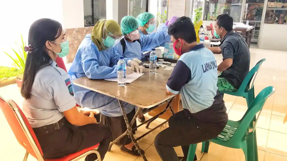 Lapas Klas IIA Binjai Lakukan Tes HIV/AIDS ke Warga Binaan