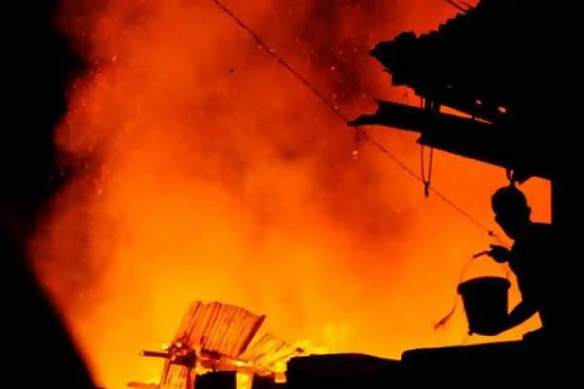 Api Berkobar Dini Hari, 41 Rumah Hangus Terbakar, 154 Korban Kebakaran di Medan Kini Mengungsi