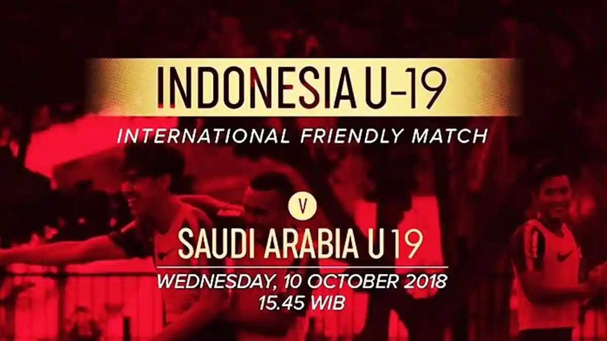 SEDANG BERLANGSUNG Live Streaming RCTI Sore Ini: Timnas U-19 Indonesia Vs Arab Saudi