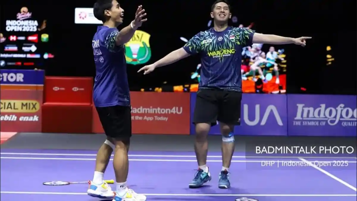LIVE Gratis iNews TV! Cara Nonton Live Streaming Final Indonesia Open 2025 Sabar/Reza Main