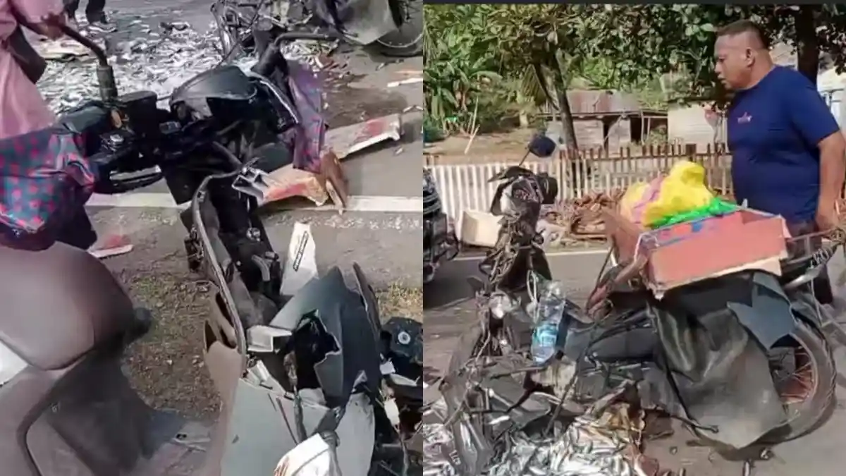 BREAKING NEWS: Penjual Ikan Tabrak Nakes di Wanggarasi Gorontalo, Ini Identitas Korban