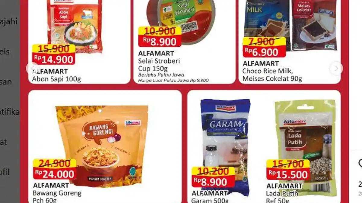 PROMO JSM Alfamart Terbaru 10-12 November 2023 Bertabur Diskon, Abon Sapi Rp14.900 Almond Rp16.500
