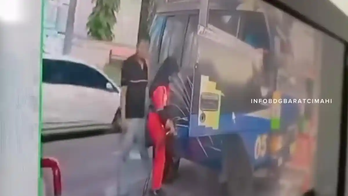 Pegawai SPBU di Cimahi jadi Korban Pelecehan Sopir Angkot saat Isi BBM