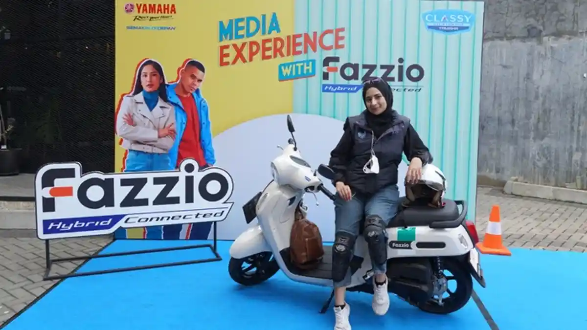 Bersama Yamaha Fazzio Hybrid-Connected, Media dan Komunitas Nikmati Pengalaman Berkendara Berkelas