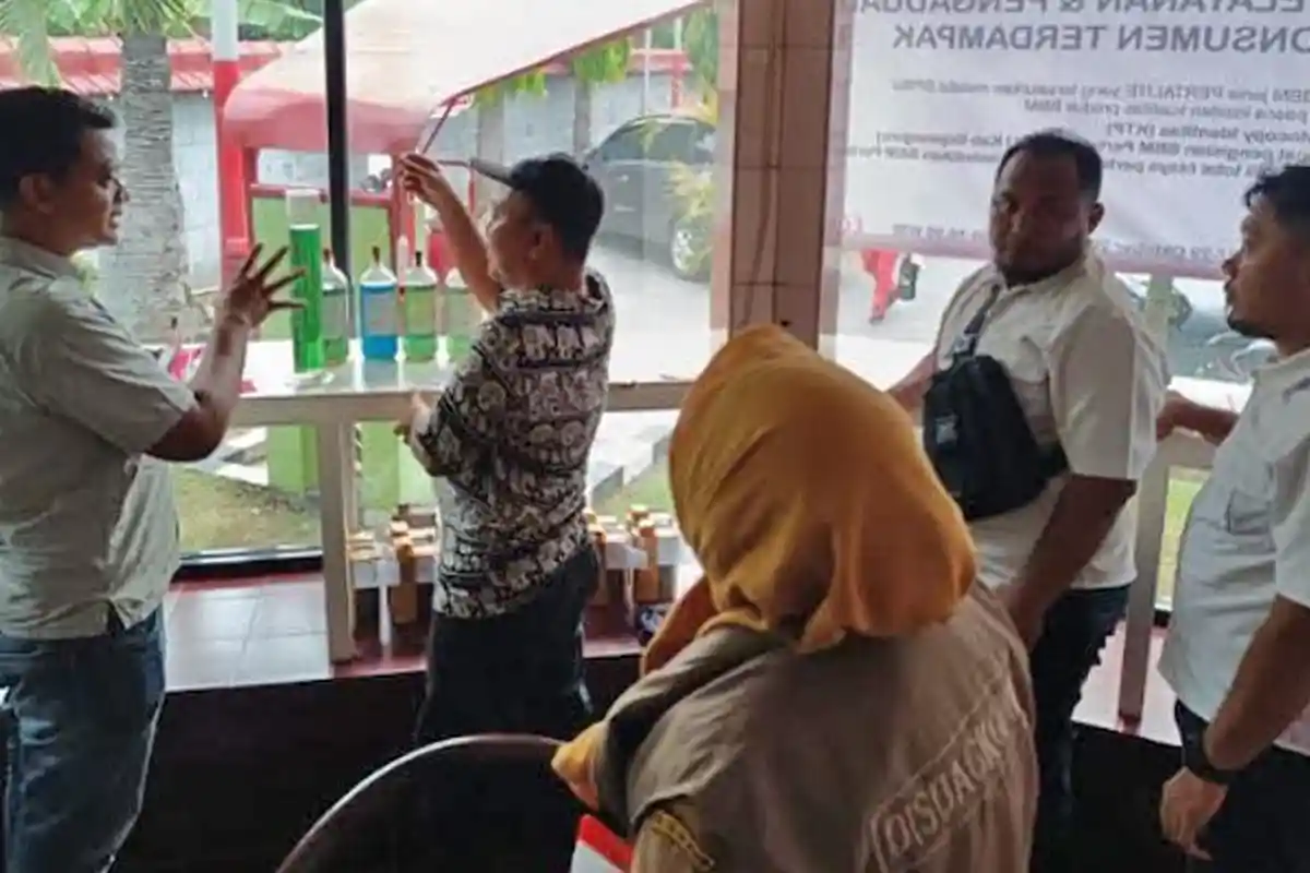 Motor Warga Mendadak Rusak Diduga Usai Isi Pertalite, Polisi dan Disdagkop Bojonegoro Sidak SPBU