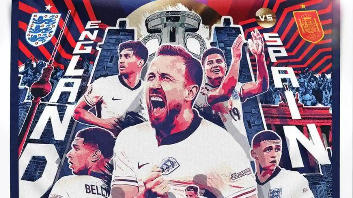 Link Live Streaming Spanyol vs Inggris di Final Euro 2024 Malam Ini, Kick Off 02.00 WIB