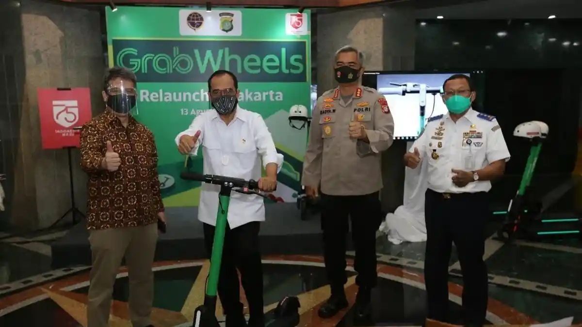 GrabWheels Hadir Kembali, Menhub: Ini Bantu Lingkungan Lebih Sehat