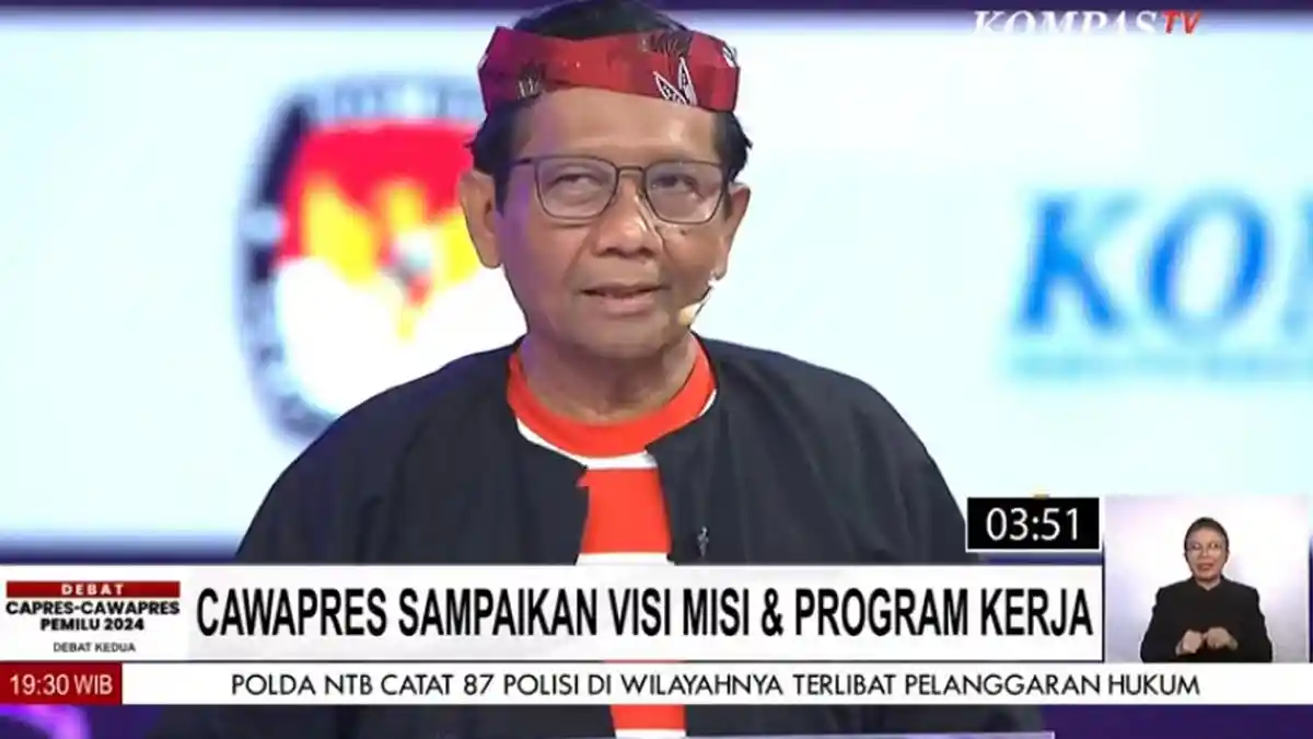 Mahfud MD Akan Berantas Korupsi Agar Pertumbuhan Ekonomi 7 Persen Tercapai