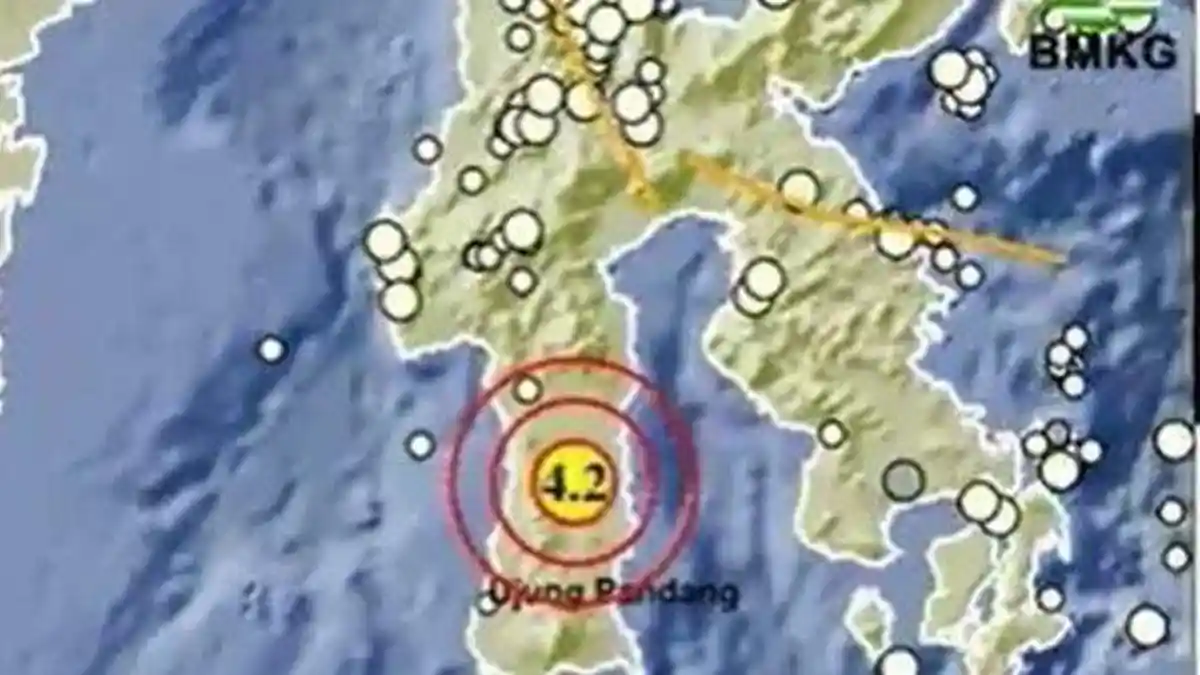 Gempa Bumi Dirasakan dengan Magnitudo 4,2 Mengguncang Wilayah Timur Laut Sulawesi Selatan