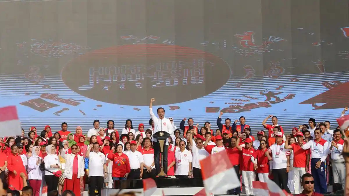 Menko PMK Hadiri Harmoni Indonesia 2018 di GBK
