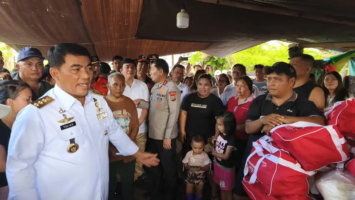 Gubernur Sulawesi Utara YSK Kunjungi Titik Bencana Luapan Danau Tondano, 2.336 Rumah Terdampak