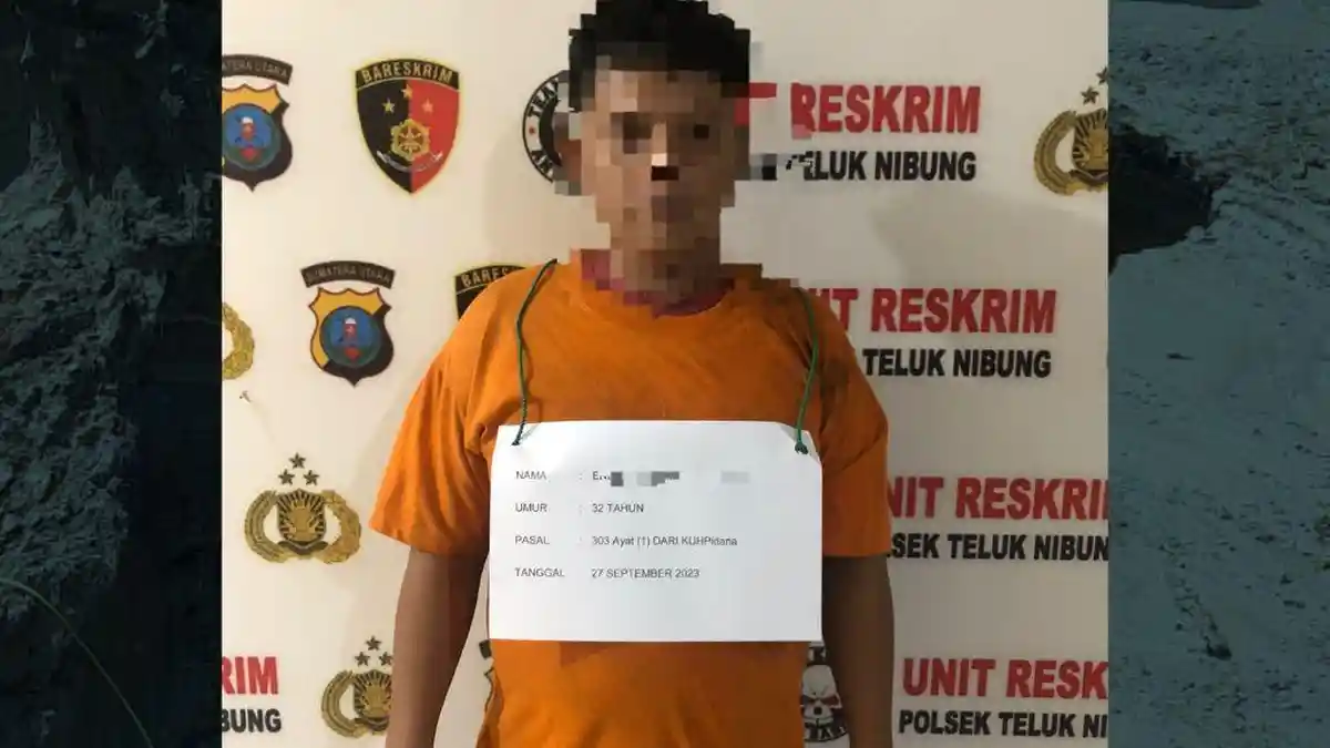 Polsek Teluk Nibung Ciduk Seorang Juru Tulis Judi Togel