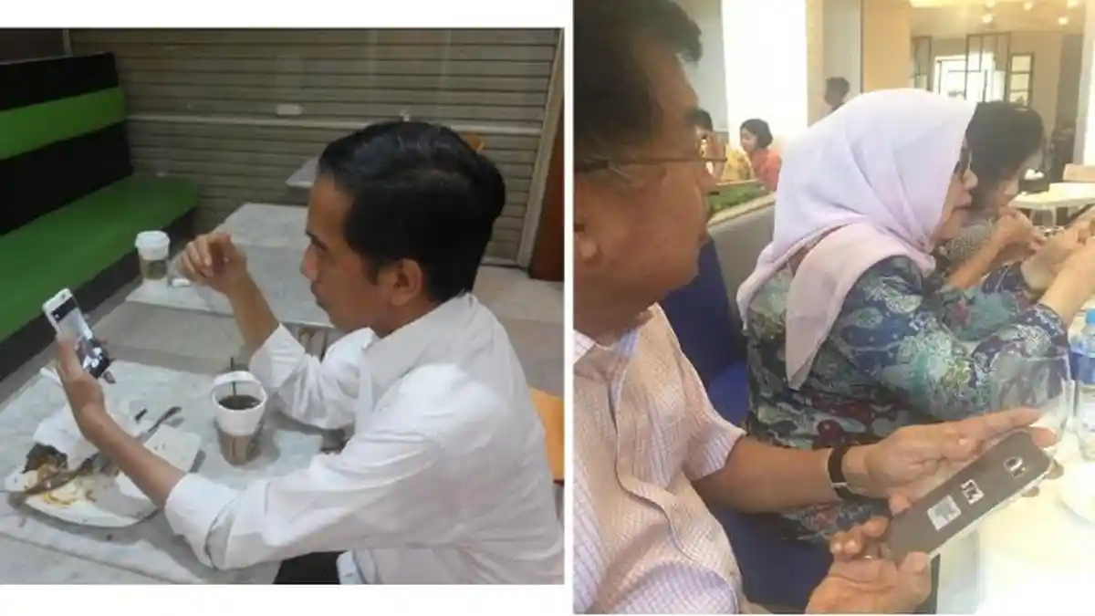 Beda Kelas, Inilah Harga dan Merek Smartphone Presiden Jokowi dan Wapres JK